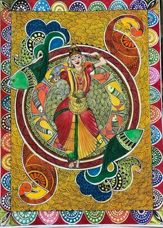 Pattachitra Art, Mithila Art, Indian Contemporary Art, Chair Drawing, Gond Painting, Cinema Design, Ganesh Art Paintings