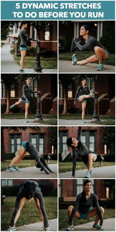 an image of a woman doing exercises on the street