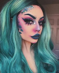 How To: DIY All Black Evil Mermaid Costume For Halloween Arley Queen, Make Up Diy, Fit Me Matte And Poreless, Halloween Makeup Inspiration