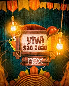 an advertisement for a mexican restaurant called viva sajo jogo with lights and decorations