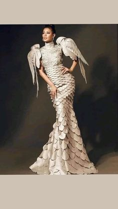 Fantasy Couture Collection. Fantasy Couture, Filipiniana Dress, Recycled Dress, Haute Couture Dresses, Fantasy Gowns, Fashion Blogger Style, Herve Leger, Fantasy Dress, John Varvatos