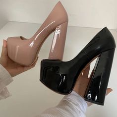 Thick Heel Shoes, Shoes Big, Womens Pumps