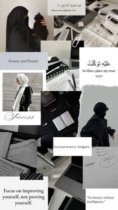 an advertisement for the islamic fashion brand