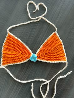 Crochet crocheter summer summertime crochet bikini cute shirt top orange blue tan tropical vacation clothing clothes outfit cute Crochet Orange, Crochet Beach Wear, Vacation Clothing, Crochet Pieces, Outfit Cute, Clothes Outfit, Cute Shirt, Tropical Vacation, Summer Crochet