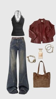 Vidcon Outfit Ideas, Random Style Outfit, Interesting Fall Outfits, Different Skirt Lengths, Accesorize Outfits Ideas, Y2k Fashion Aesthetic Outfits, Vintage Outfit Ideas 90s, Drew Berry More 90s Outfits, Rachel Gatina Outfits