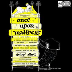 the poster for once upon maltrees is shown in black and yellow with white lettering