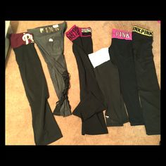 Amazing *Lot* Of Vs Pink Yogas Here Ladies All 6 Are Size: Small. Reg. In Length. Some Are Boot Cut Fit, Cropped, & Flat. All Are Either, *Nwt* Or *Nwot* I Have Lots More To Post! Keep An Eye Out I’d Prefer To Sell Together. Please Comment Before Purchase. Awesome Bundle Discounts!!!! Vs Clothes, Bimbocore Outfits 2000, Vs Pink Clothes, Vs Pink Flare Leggings, Vs Pink Foldover Leggings, Vs Pink Yoga Pants, Victoria's Secret Pink Casual Pants, Vs Pink Outfit, Pink Outfits