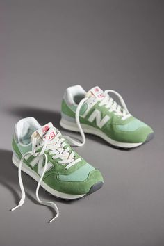 New Balance 574 Sneakers | Anthropologie Cute Sneakers, Comfortable Sneakers, New Balance Shoes, Kinds Of Shoes, Swag Shoes, Fabulous Shoes, Crazy Shoes, Dream Shoes