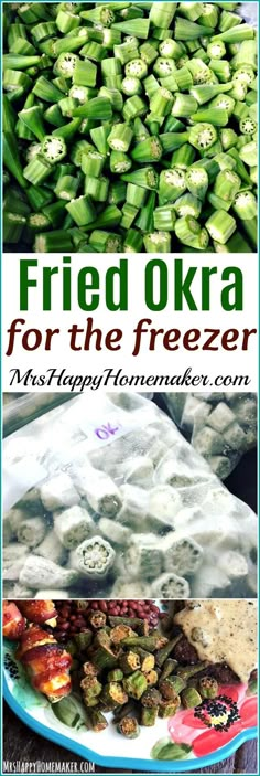 fried okra for the freezer is an easy way to get fresh from the freezer