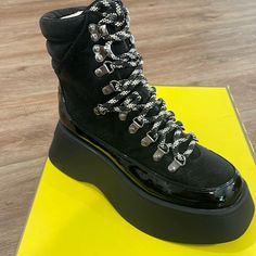 Circus Ny Black Motorcycle/Combat Platform Boots Size 7. Brand New In Box! Combat Platform Boots, Platform Combat Boots, Black Motorcycle, Black Platform, Sam Edelman Shoes, Platform Boots, Sam Edelman, Circus, Black Shoes