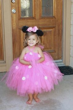 Amber Tutu En Tulle, Minnie Mouse Costume, Mouse Costume, Homemade Halloween Costumes, Hallowen Costume, Diy Halloween Costume, Minnie Mouse Pink, Minnie Party, Pink Minnie