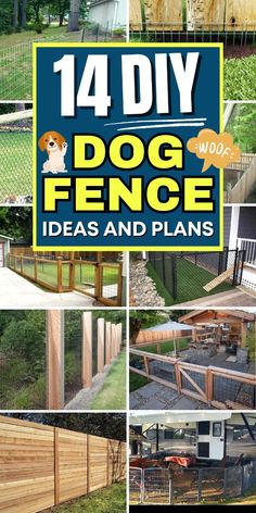 Keep your dog safe with these DIY fence ideas. Easy to build and reliable. How To Build A Backyard Fence, Best Dog Fence Ideas, Cheap Fence Ideas For Dogs Diy, Front Yard Fence For Dogs, Diy Dog Kennel Outdoor Cheap Fence Ideas, Outside Dog Pen Ideas, Inexpensive Fence Ideas Diy, Diy Fencing For Dogs, Dog Pens Outside Diy Fence Ideas