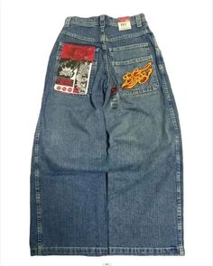 Shipping: WorldwideExpressShipping AvailableDelivery time: 7-15Days Fast ShippingReturns: Fast refund, 100% Money Back Guarantee. High Waisted Baggy Jeans, Mode Hippie, Jnco Jeans, Hip Hop Jeans, Denim Pants Mens, Denim Decor, Jean Vintage, Style Hip Hop, Wide Trousers