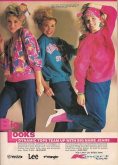 Kmart Clothes Ad in Teen Magazine August 1985 80s Fashion Socks & pumps… Kmart Clothes, 80s Inspired Outfits, 1980s Fashion Trends, Look 80s, Fashion Teenage Girls