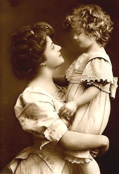 an old fashioned photo of two women with the words january on it's back