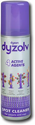 a bottle of dezol active agent on a white background with the words, spot cleaner