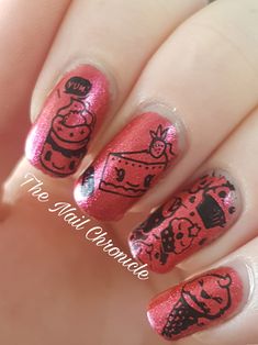 ILNP - Love me not Ilnp Nail Polish Red, Halloween Design, Red Nails, Fun Nails