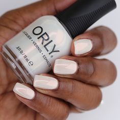 Orly Nail Lacquer - Sea Spray Introducing the Orly Nail Lacquer in the shade Sea Spray. This high-quality nail polish is available in a 0.6 oz (18 ml) bottle, perfect for adding a touch of elegance to your nails. The color is a stunning white copper shimmer with a golden glow, inspired by the refreshing mist of salt water on your skin. This shade is perfect for any occasion, whether it's a day at the beach or a night out on the town. Orly is known for their long-lasting and chip-resistant formul White Shimmer Nails, Orly Nail Polish Colors, Shimmer Nail Polish, Nail Shimmer, Aqua Aura, Gel Nail Colors, White Nail Polish, Sea Spray, Golden Glow