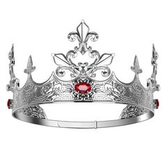 PRICES MAY VARY. Product Introduction : Mens king crown in antique silver design gives you a vintage look, bings you to revisit historical memory and feel the mature charm. Best men's crown for birthday decorations, prom party, costume and shows. Security: Retro Antique Silver Crown,End with adjustable buckle which is suitable for different size, this design will avail you of the best fit, make sure this king crown stayed at your head all day along. Design: This king crown is made of iron and co Crown For Birthday, Crown For Men, Mens Crown, Homecoming King, Medieval Crown, Male Crown, King Crown, Medieval Costume, Kings Crown