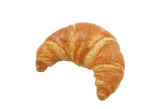 a croissant is shown on a white background