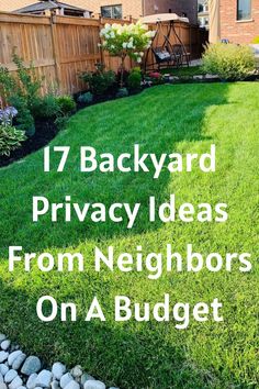 Backyard Privacy Ideas From Neighbors On A Budget Backyard Privacy Ideas From Neighbors Fence, Neighbor Privacy Ideas Backyard, Backyard Patio Privacy Ideas, Small Garden Privacy Ideas, Diy Outdoor Privacy Ideas, Ideas For Privacy From Neighbors, Garden Screening Ideas Cheap, Add Privacy To Backyard, Adding Privacy To Backyard