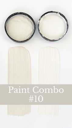 two white paint tubes with the words paint combo 10