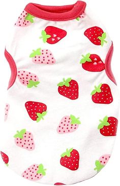 Small Dog Strawberry T Shirt Strawberry T Shirt, Dog Vest, Chihuahua Puppies, Sweet Dogs, Cute Puppy, Cartoon Pattern, T Shirt Vest