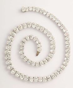 For Sale on 1stdibs - A magnificent collection of oval diamonds ranging from 1/2carat to 1.20 carats 75 ovals 60.88 carats total weight color range from G to D Clarity range 2000s Necklace, Most Expensive Diamond, White Diamond Jewelry, Platinum Necklace, Color Range, Fantasy Closet, Future Life, Oval Diamond, Luxury Jewelry