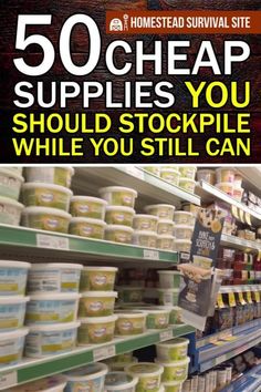 In today's uncertain times, it's more important than ever to be prepared for anything. That's why we've created this essential list of 50 cheap supplies you should stockpile while you can. From long-lasting food items to important hygiene products, our comprehensive guide will help ensure you have everything you need to face any challenges life may throw your way. Read on to discover the best bargains that could make all the difference in an emergency situation. Stock Pile Food List, Survival Foods That Last Forever, Stockpiling Food, Fitness Cake, Emergency Preparedness Items, Survival Prepping Diy, Best Survival Food, Prepper Supplies