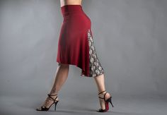 Christina's Boutique are elegant tango clothes made upon request you can choose dresses, skirts , trousers all made from superior fabrics to give you the comfort you are looking while dancing, we used to be called Tango Star Moda one of the first tango clothes in the market more than 13 years ago started our sales worldwide you can choose the color, the model and fabric we can have your order ready in 3 to 5 days all order will be sent recorded delivery via post office A beautiful tango skirt wi Wine Red Skirt, Tango Fashion, Tango Skirt, Tango Outfit, Skirt With Lace, Tango Dress, Womens Skirts, Red Skirt, Red Skirts