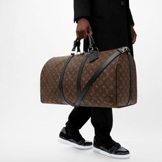 LOUIS VUITTON® - Keepall Bandoulière 55 - Vuittonite Lv Keepall, Louis Vuitton Keepall Travel, Louis Vuitton Keepall 25, Lv Keepall 45, Louis Vuitton Keepall 50, Louis Vuitton Store, Louis Vuitton Keepall 55, Louis Vuitton Keepall 55 Bandouliere, Louis Vuitton Official Website