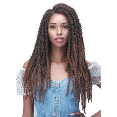 Bobbi Boss Natural Style Synthetic Boss Lace Wig - MLF615 Calif. Butterfly Locs 26" How To Wear A Wig, Butterfly Locs, Wig Ideas, Beautiful Wigs, Synthetic Lace Front Wigs, Womens Wigs, Natural Style, Wigs For Black Women, Lace Front Wig