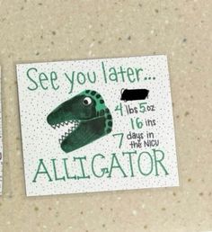 two stickers with alligators on them that say see you later, let's go to the zoo