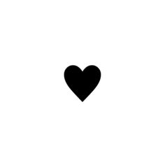 a black heart on a white background