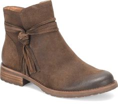 PRICES MAY VARY. Wander freely with the Blake bootie, crafted with waterproof Italian suede and a hint of rustic charm! Waterproof Italian suede Slip resistant TPR outsole Heel height of approximately 1 ¼ inches Side zipper for easy on / off Wander freely with the Blake bootie, crafted with waterproof Italian suede and a hint of rustic charm!|Waterproof Italian suede|Slip resistant TPR outsole|Heel height of approximately 1 ¼ inches|Side zipper for easy on / off|Wrap around knotted tassel detail Slouch Boots Outfit, Slouch Boots, Boot Shoes, Slouched Boots, Boots Ankle, Waterproof Boots, Womens Boots Ankle, Boots Outfit, Boot Shoes Women