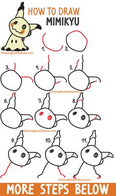 how to draw a cartoon dog for kids with step - by - step instructions and pictures