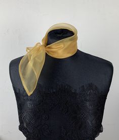 Simple and elegant neck scarf . Made of luxury organza. Color: gold ( other colors are available ) Size : 46 x 46 cm WE have matching bags and other accessories in our Etsy Shop! WE accept credit cards! Elegant Square Scarves For Formal Occasions, Elegant Square Scarf For Formal Occasions, Elegant Silk Scarf With Ribbon For Gift, Elegant Scarves With Ribbon For Gift, Elegant Square Scarves For Gifts, Elegant Square Scarf For Gift, Chic Gold Silk Scarves, Elegant Square Scarf Gift, Elegant Square Scarf Gift Idea