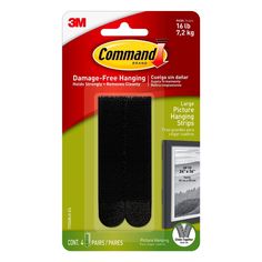 a package of 3m command damage - free hanging strips