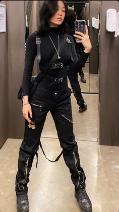 Techwear Outfits, Techwear Fashion, Tomboy Style Outfits, Tomboy Fashion, Alternative Outfits, Edgy Outfits, Character Outfits, Cute Casual Outfits, Aesthetic Clothes