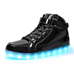 PRICES MAY VARY. IGxx LED Light up Shoes for Men Women Kids；Shoes as men size but fit for women and kids, Please check our size chart. Swith and Recharge Instruction：Hidden light up switch button, Press it to switch on. With each press, It changes to another light mode. Press the switch for 11 times or press 5s to turn the light off. Battery that lasts up to 6 hours on a 2 hour charge and USB charger to charge both sneakers at the same time. Light Colors：red,green,blue,yellow,skyblue,purple,whit Roller Derby Costume, Hidden Light, Glow Shoes, Led Shoes, Sequin Boots, Light Up Shoes, Lit Shoes, Halloween School, Roller Derby