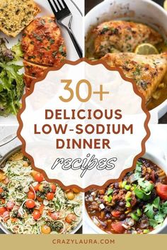 the top 50 delicious low - sodiment dinner recipes