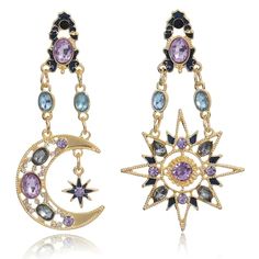 These Are Beautiful Golden 100% Hypoallergenic Post Crystal Beaded Dangle Earrings.. These Are Very Beautiful. The Crystals Are Purple And Blue. Size And Weight Is In The Pictures, Offers Are Extremely Welcome ****Sale***** Any Items Priced 15.00 In My Closet Get 2 For 20.00 Bundle And Save Additional 15% Discount Shipping Available Bohemian Style, Stainless Steel, Post Style Balloon Earrings, Kitten Earrings, Celestial Magic, Vintage Rhinestone Earrings, Crystal Teardrop Earrings, Punk Earrings, Boho Chic Earrings, Turquoise Drop Earrings, Dog Earrings