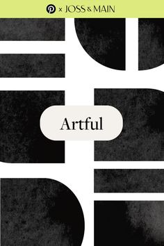 a book cover with black and white circles on it, the title is artful