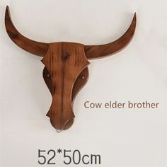 45801799254190 Wood Cow, Farmhouse Wall Lighting, Loft Industrial, Modern Wall Lamp, Cow Head, Cow Skull, Led Wall Lamp, Led Wall Lights, Animal Fashion