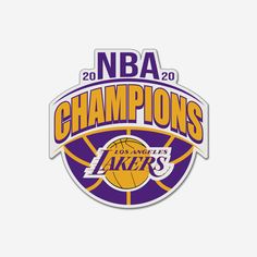 Los Angeles Lakers 2020 NBA Champions Magnet FOCO - FOCO.com Basketball Championship Shirts, Lakers Cake Topper, Nba Design, Lakers Wallpaper, Championship Logo, Los Angeles Logo, Los Angeles Lakers Logo, Lakers Championships, Basketball Room