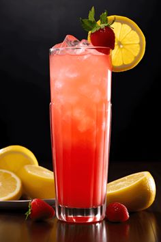 Recipe for Jamaican Me Happy cocktail featuring sweet strawberry, watermelon, guava juices, and vodka. It's a refreshing tropical drink perfect for parties. Uses 1 image.