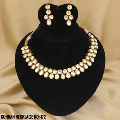 Antique Gold Jewellery, Jewellery Kundan, American Diamond Jewellery, Pearl Set