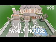 Beach House Layout, Family Mansion, Mansion Bloxburg, Modern Family House, Two Story House Design, House Plans With Pictures, House Plans Mansion, Two Story House Plans