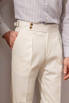 Cream Trousers, Men Cream