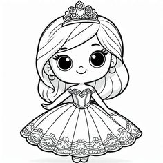 Printable Princess Coloring Pages, Magical Coloring Pages, Princess Drawing, Princess Coloring Book, Princess Fantasy, Forest School Activities, Magical Princess, Disney Princess Colors, Unique Coloring Pages